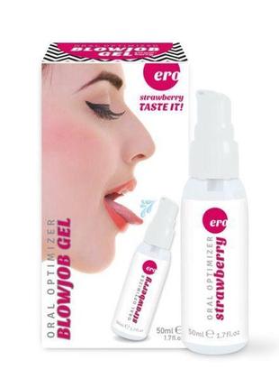 Стимулюючий оральний гель oral optimizer blowjob gel strawberry, 50 мл