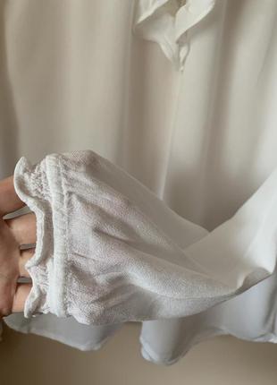 Блуза белая h@m 3
