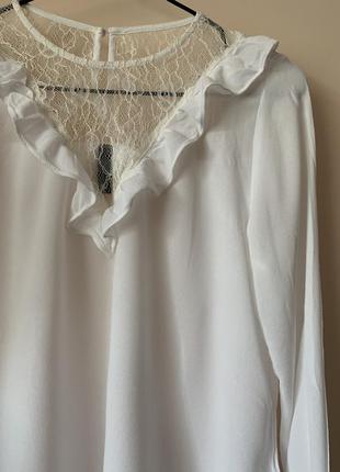 Блуза белая h@m 2