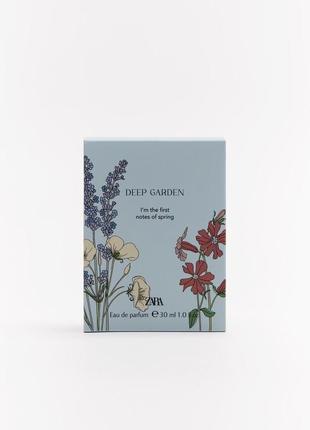 Парфумована вода zara deep garden, духи вода парфюмированная, парфюм