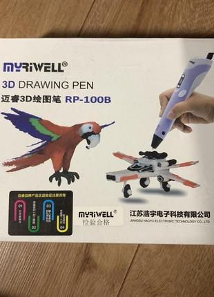 3d 3д ручка рожева