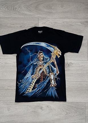 Мерч футболка смерть принтreo dead, размер s, оригинал