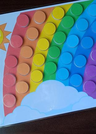 Игра на липучках "радуга"