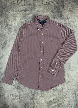 Вінтажна сорочка в полоску  polo ralph lauren vintage