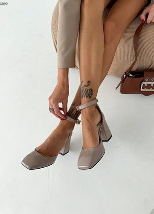 Стильные туфли на утяжелиющем каблуке😍