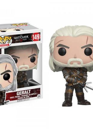 Відьмак фігурка геральт geralt the witcher фанко funko pop 149 ігрова вінілова фігурка 10 см