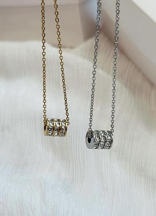 Подвеска в серебре/ золоте в стиле bulgari