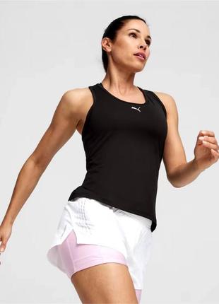 Черная укороченная спортивная майка от puma размер m