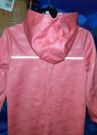 Комбінезон софтшелл водовідштовхувальний хмарки рожевий 110-116 lupilu10 фото