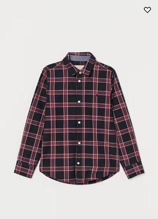 Рубашка в клетку h&m