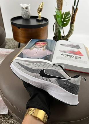 Чоловічі кросівки nike zoom running light gray white