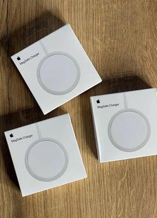 Бездротове магнітне зарядний пристрій apple magsafe charger для iphone 15w бездротова зарядка prp