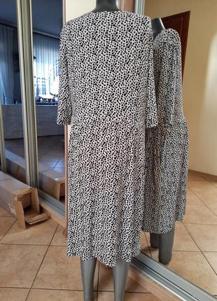 Вискозное с карманами платье 👗 6