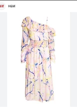 Очаровательное платье из вискозы в цветочный принт2 фото