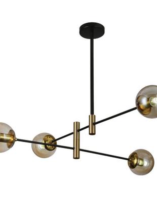 Люстра 909lxl3012-4 bk+br