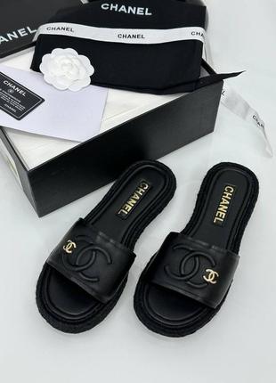 Шлепанцы chanel