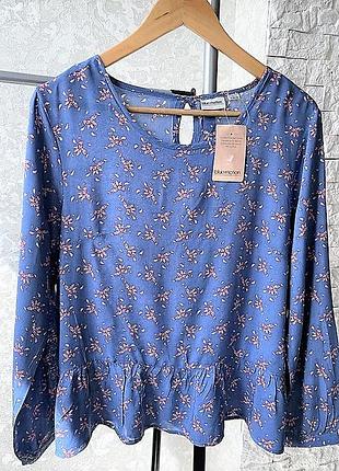 Легкая, натуральная блуза, blue motion , р. 36 /38 евро, наш 40-46