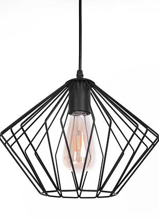 Світильник підвісний (люстра) rhomb-s p300 black