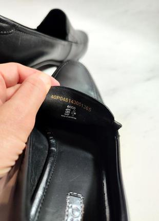 Ecco производство индонезия новые кожаные черные туфли eur 407 фото