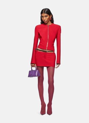 Костюм красный женский