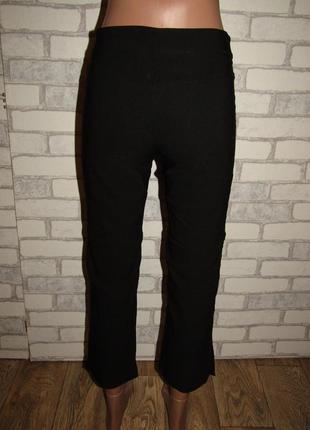 Черные укороченные брюки капри м-38 vero moda4 фото