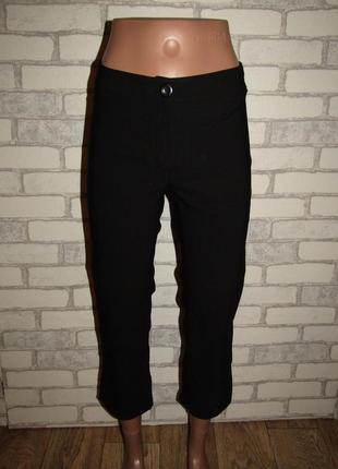 Черные укороченные брюки капри м-38 vero moda1 фото