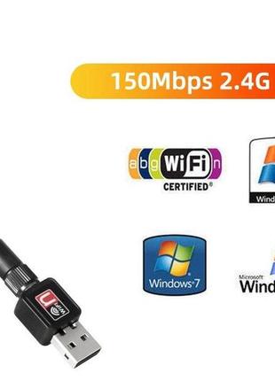 Usb wifi адаптер 150 мбит/с 2,4 ггц wi-fi донгл rtl8188 беспроводная сетевая карта для пк windows