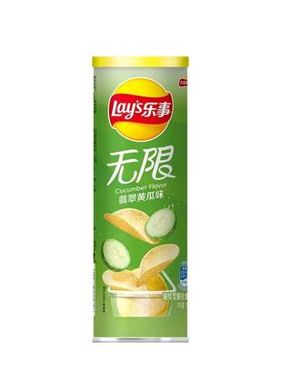 Чипси lays cucumber огірок china 90g  магія у нас