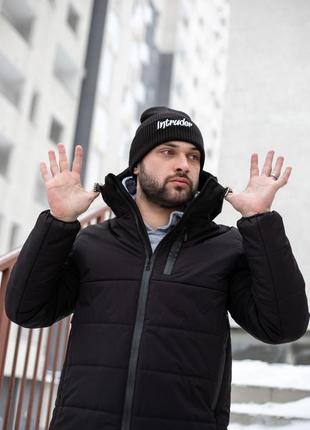 Демісезонна куртка intruder fusion чорна (хм)