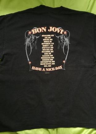 Bon jovi 2005 рок мерч атрибутика футболка неформат4 фото
