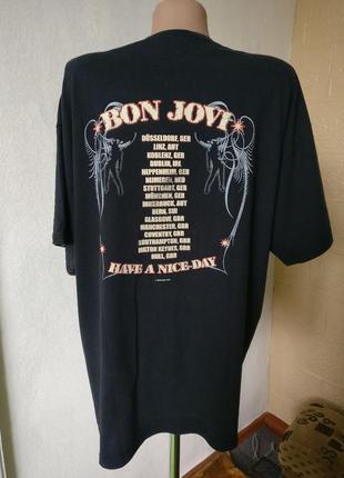 Bon jovi 2005 рок мерч атрибутика футболка неформат2 фото