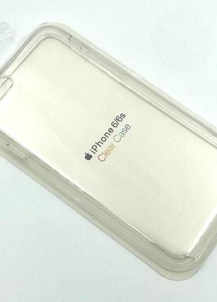 Чехол прозрачный на iphone 6 / 6s белый