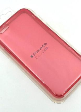 Чехол прозрачный на  iphone 6 / 6s розовый