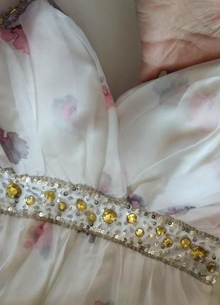 36-38р. нарядное платье сарафан со стразами quiz6 фото