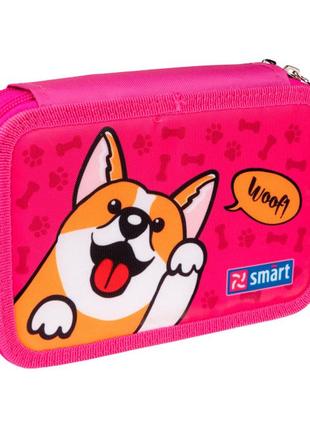 Пенал твердий "smart" 533273 подвійний hp-01 corgi, шт