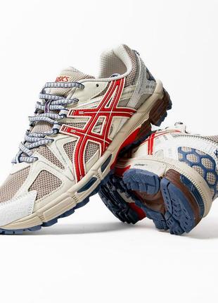 Asics gel kahana 8 beige/red