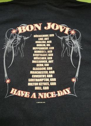 Bon jovi 2005 рок мерч атрибутика футболка неформат7 фото