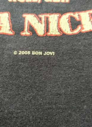 Bon jovi 2005 рок мерч атрибутика футболка неформат8 фото