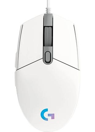 Игровая мышка logitech g102 lightsync white