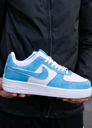 Чоловічі кросівки nike air force white blue