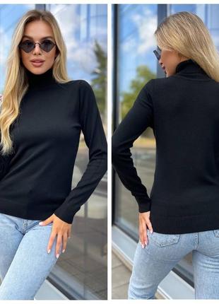 Білий жіночий кашеміровий гольф2 фото