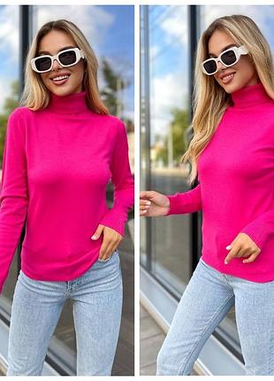 Білий жіночий кашеміровий гольф6 фото