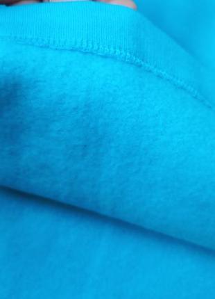 Флисовая синяя футболка victoria's secret vs pink виктория сикрет реглан футболочка оверсайз8 фото