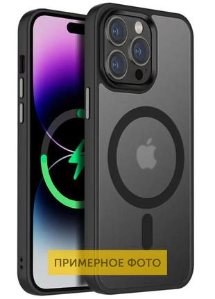 Tpu+pc чехол metal buttons with magsafe colorful для apple iphone 16 pro max (6.9")