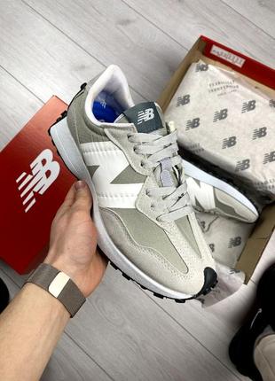 New balance 327 beige&white