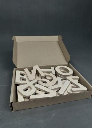 Английский алфавит большой с фанеры