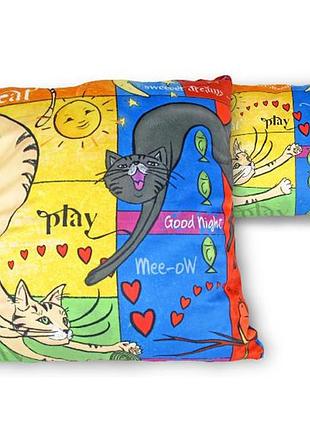Подушка декоративная на молнии sweety kitty carmani, 45х45 см (021-1111)