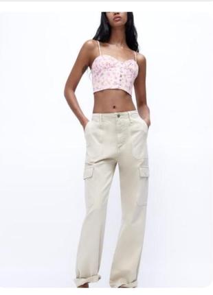 Джинсы laulia с карманами накладными