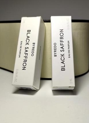 Byredo black saffron 2 ml (оригінал)2 фото