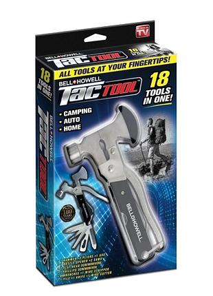 Многофункциональный молоток-гвоздодер инструмент мультитул tac tool 18 in 1 sshop 2